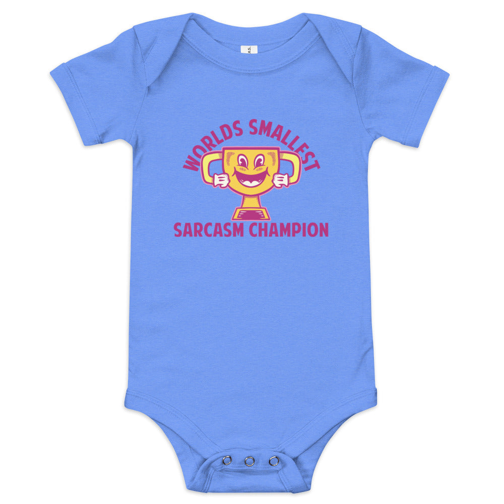 World's Smallest Sarcasm Champion Baby Onesie