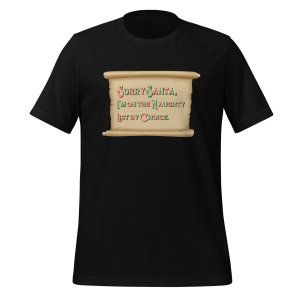 Sorry Santa, I'm on the Naughty List by choice T-shirt - Image 2