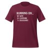 I run on Caffeine, WiFi, and Deadlines t-shirt